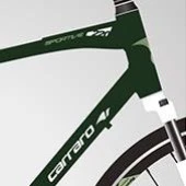 Carraro Sportive 220 28"Jant 21 Vites 51 Kadro V Fren Erkek Şehir Bisikleti Yeşil Beyaz thumbnail 2