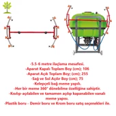 4+4 Başlıklı Hilal Tip İlaçlama Makina Aparatı - 2