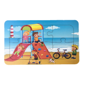 Trendy Toys Ahşap Puzzle Ilk Yapbozum 3 Adet 6 Parçalı 18x11cm - 4