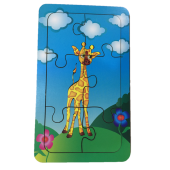 Trendy Toys Ahşap Puzzle Ilk Yapbozum 3 Adet 6 Parçalı 18x11cm - 3