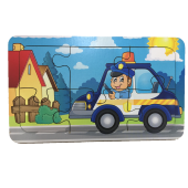 Trendy Toys Ahşap Puzzle Ilk Yapbozum 3 Adet 6 Parçalı 18x11cm - 2