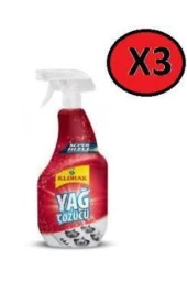 Klorak Yağ Çözücü Sprey 750 Ml X 3 Adet - 1