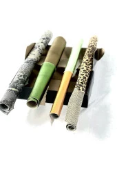 OSM Baskılı hakiki kuzu ve keçi parça deriler XL boy A4-A5 Boyutunda 6LI PAKET thumbnail 1