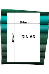 OSM A3 boyutunda Hakiki gerçek deri paketleri 3lü paket thumbnail 2