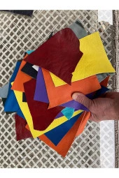 OSM Hakiki Deri Siyah Renkli Parça 250 GRAM thumbnail 1