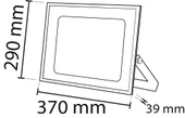 200W BEYAZ LED PROJEKTÖR NOAS - 2