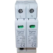 SP2-C040 2 KUTUPLU C TİPİ 40KA AG PARAFUDR SİGMA - 1