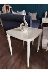 AKSET Lüx Yan Sehpa Full Krem thumbnail 2