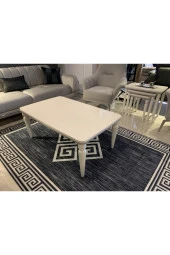 AKSET Orta Sehpa Lüx Krem Gümüş - 3