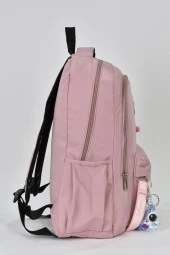 Elatae Kız Çocuk Genç Çok Gözlü Günlük Seyahat Okul Sırt Çantası Pembe 51498 thumbnail 3