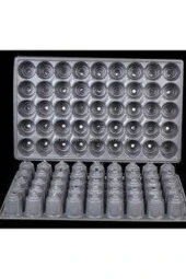 1 Adet 70 Gözlü Viol Viyol Fide Çimlendirme Viyolü Pilastik Viyol Süpriz Hediye Sebze Tohumla - 1