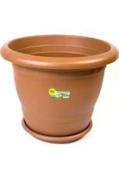 10 Adet Saksı Plastik Çiçek Saksısı Kaliteli Saksı Yükseklik 16,5x14 Ölçülerinde Kaliteli thumbnail 1