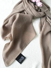 Qub Scarfs Cazz İnce Şal - Koyu Haki - 2