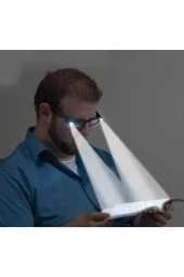 Kitap Okuma Gözlüğü Led Işıklı Kitap Okuma Gözlüğü Camsız Okuma Gözlüğü - 1