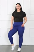 Moda Çizgi Kadın Büyük Beden Micro Tayt 5914 - 1