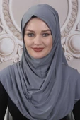 Hazır Şal Ninja Tasarım  Gri - 1