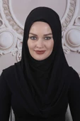 Hazır Şal Ninja Tasarım  Siyah - 2