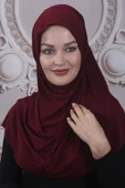 Hazır Şal Ninja Tasarım  Bordo - 1