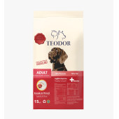 Teodor Adult Kuzu Etli Ve Pirinçli Köpek Maması 15 Kg. Yüksek Enerjili - 1