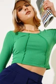Çımalı Bluz Yeşil thumbnail 1
