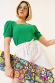 Kare Yaka Bluz Benetton - 2