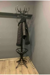 Teknor Lüks Siyah Metal Portmanto Askılık Üreticiden Patentli Ürün - 3