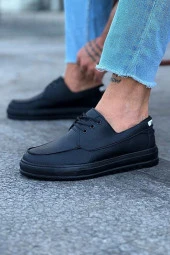 Wagoon WG506 Kömür Erkek Saraclı Casual Ayakkabı - 1