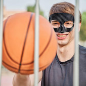 FUTBOL ve BASKETBOL CARBON BURUN KORUYUCU MASKE - 3