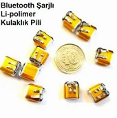 Day Bluetooth Kulaklık Pil Batarya 3.7v 40 mah Şarjlı Li-polimer ölçüler : 1mmx1mmx4mm) - 2