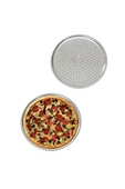 Delikli Çelik Pizza Ve Lahmacun Tepsisi Orta Boy -32  cm - 2