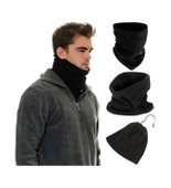 Balp Motorcu Polar Bere Ve Boyunluk Polar Kışlık Set 2 Adet - 1