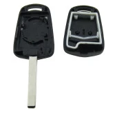 OPEL Astra H, Corsa D HU100 2 Buton Anahtarlı Boş Kap Oto Kumanda Kabı - 4