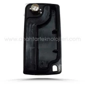 PEUGEOT 307 2001-2009 2 Buton Pil Yataksız Sustalı Boş Kap Oto Kumanda Kabı - 5