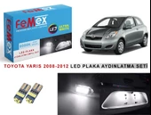 Toyota Yaris LED Plaka Aydınlatma Ampul Seti FEMEX Parlak Beyaz - 1