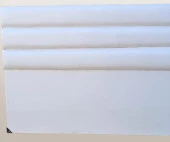 Başlık 90333 DK Çift Kişi 50 Model Suni Deri Beyaz Kumaş Dolgun Dilimli El Yapım - 1