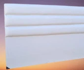 Başlık 90333 DK Çift Kişi 50 Model Suni Deri Beyaz Kumaş Dolgun Dilimli El Yapım - 3