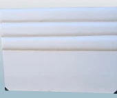 Başlık 90333 DK Çift Kişi 50 Model Suni Deri Beyaz Kumaş Dolgun Dilimli El Yapım - 6