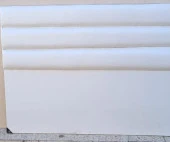 Başlık 90333 DK Çift Kişi 50 Model Suni Deri Beyaz Kumaş Dolgun Dilimli El Yapım - 7