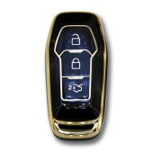 FORD Mondeo 14+ Smart Siyah Oto Anahtar Kumanda kabı Kılıfı Oto Anahtarlık thumbnail 1