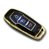 FORD Mondeo 14+ Smart Siyah Oto Anahtar Kumanda kabı Kılıfı Oto Anahtarlık thumbnail 4