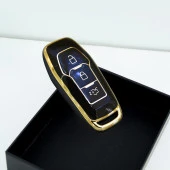 FORD Mondeo 14+ Smart Siyah Oto Anahtar Kumanda kabı Kılıfı Oto Anahtarlık thumbnail 5