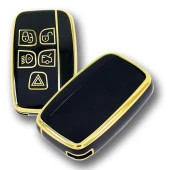 Land Rover Range Rover 2012-2018 Arası Siyah Oto Anahtar Kumanda Kabı Kılıf Oto Anahtarlık - 3