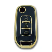 Renault Clio 5 Dacia Duster Sustalı 3 Buton Siyah Oto Anahtar Kumanda Kabı Kılıfı Oto Anahtarlık thumbnail 6