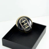 MINI F Serisi FEM Sistem Smart Siyah Oto Anahtar Kumanda Kabı Kılıf Oto Anahtarlık - 5