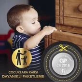 GP BATTERIES CR2016 3V Lithium Pil Baskül Tartı Hesap Mekinesi Oyuncak Kumanda Pili Para Pil 1 Adet - 9