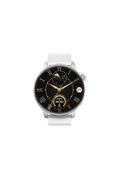 Apple iPhone 11 Pro Max Uyumlu Kadınlar İçin Mini Akıllı Saat Konuşma Özellikli -Kordon Hediyeli thumbnail 2