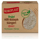 Koroplast Bulaşık Süngeri Doğal Killi 2 Li x 6 Paket - 2