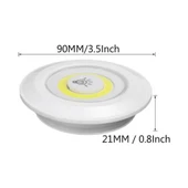 Uzaktan Kumandalı Pilli üçlü Spot Led Lamba Güçlü Beyaz Işık-1ADET - 6