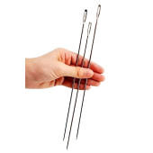 Çuvaldız Düz Iğne 25 Cm&25 Cm Uzunluğunda Büyük Delikli Iğne Çuvaldız 2 Adet - 2