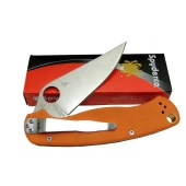 Spyderco Kapanabilir Turuncu Outdoor Çakı CPM S30V 21,5 CM - 1